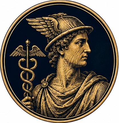 THE LIBRARY crest